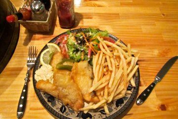 Les fish&chips du Local sont les meilleurs de Niigata (et peut-être même du Japon)