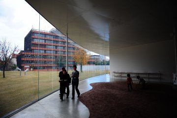 <p>Interior of museum</p>