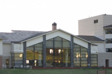 Main hotel building from ski slope