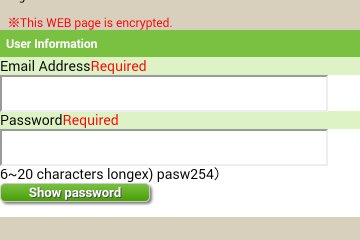<p>Sign-up and choose a password</p>