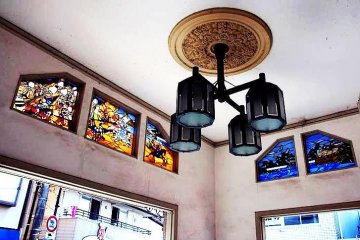 <p>Literally translated as the Octopus Guardian of Children, these pictures at Takajizo tell the story of the guardian Jizo who saved Kishiwada Castle by transforming himself as a giant octopus.</p>
