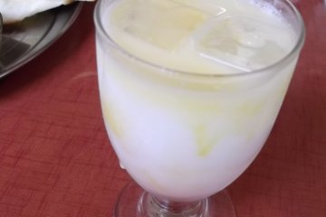 <p>My mango lassi</p>