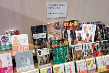 <p>At the back end of the gift shop are racks of books and magazines related to Buddhism. Feel free to browse them during your stay.&nbsp;</p>