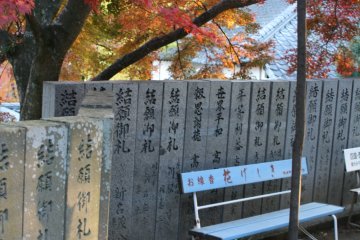 <p>A shady resting spot for weary pilgrims</p>