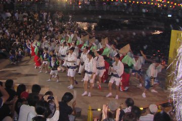 "Awa Dance" in Tropical Tokushima