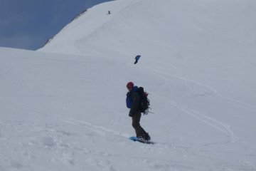<p>On the way down</p>