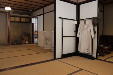 <p>Adjoining rooms on the second floor. Genkuro's white coat hangs in the wardrobe</p>
