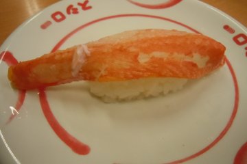 <p>Cooked peeled crab legs tasted great</p>