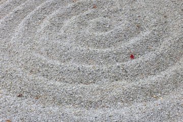 <p>From the temple's Zen garden</p>