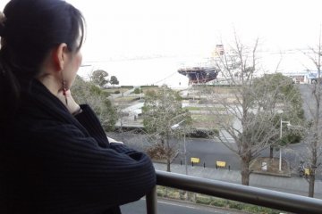 Room balcony overlooking the park.
