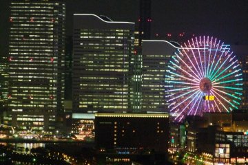 The Minato Mirai skyline can be seen from the balcony!