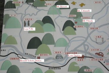 <p>The route map</p>