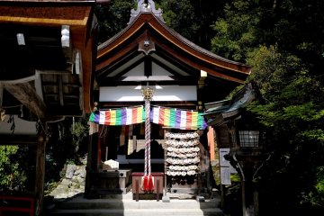 One of the smaller shrine buildings