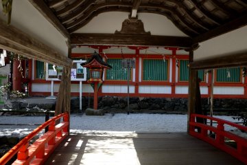 A covered bridge