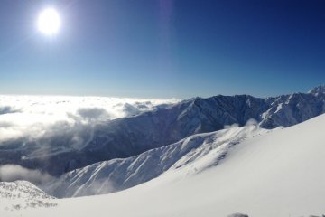 <p>Panorama at the summit.</p>