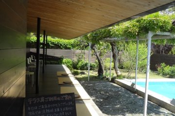 A great place for sitting outdoors and sipping your coffee