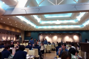 <p>While there is a restaurant at the hotel, there is also a large banquet hall used to serve dinner buffets.</p>