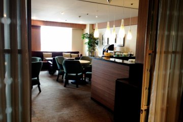 The club lounge is a peaceful haven especially during business hours