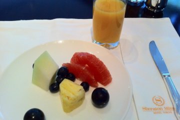 Fresh Fruit served in the buffet