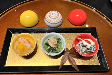 Amazing Kaiseki meals are a feast for the eyes as well