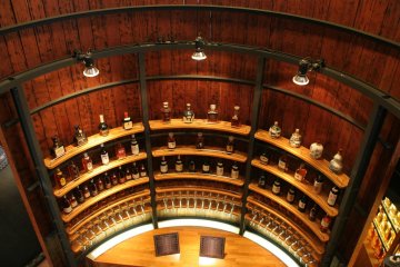 A stunning display of their products at Suntory