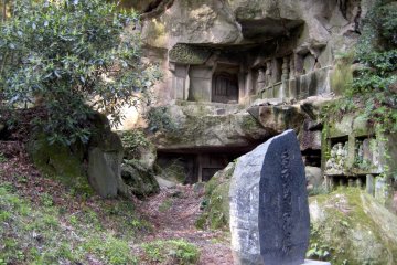 One of the many cave shrines.
