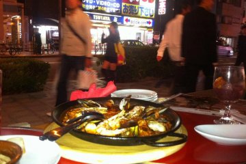 Al Fresco outside dining Massa the Spanish Bistro/ Cafe