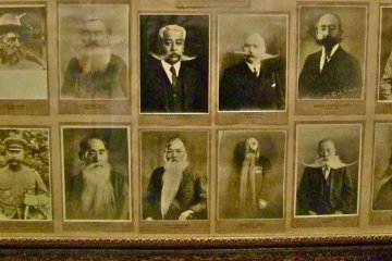 In that time and age here, visitors and culture was pouring in from the West. Men (even Japanese men) wore long fancy mustaches, the ladies wore long dresses and high hats, and glitzy ballroom dances were thrown all the time.