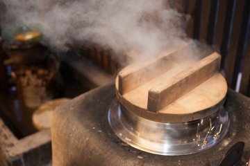 <p>It takes about 30 minutes to cook like this, and they do it every single day!</p>