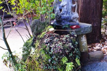 A very verdant temple