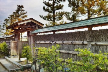 Fancy bamboo fencing