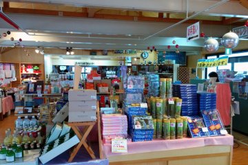 <p>The store sells various souvenirs famous to the area. You can buy anything from artwork, to&nbsp;snacks and sweets, to water bottled from the adjacent&nbsp;World Heritage Site.&nbsp;</p>