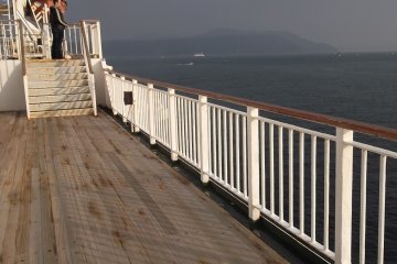 <p>The passenger deck</p>