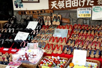 Mamedacho is famous for its wooden geta sandals