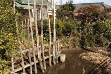 Pond of Blood, where Yoshitomo's head was washed...