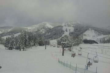 <p>The beginner lift at the Base Station</p>