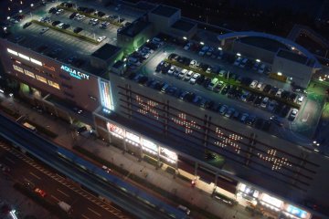 Aqua City by night