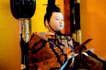 <p>One of the male Hinamatsuri dolls</p>