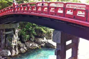 <p>Shinkyo Bridge that stands at the entrance to Nikko's shrines and temples</p>